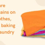 If there are yellow stains on white clothes, then use baking soda in laundry like this.